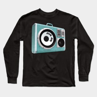 a radio with doris day sticker Long Sleeve T-Shirt